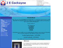 Tablet Screenshot of cockayne.co.uk